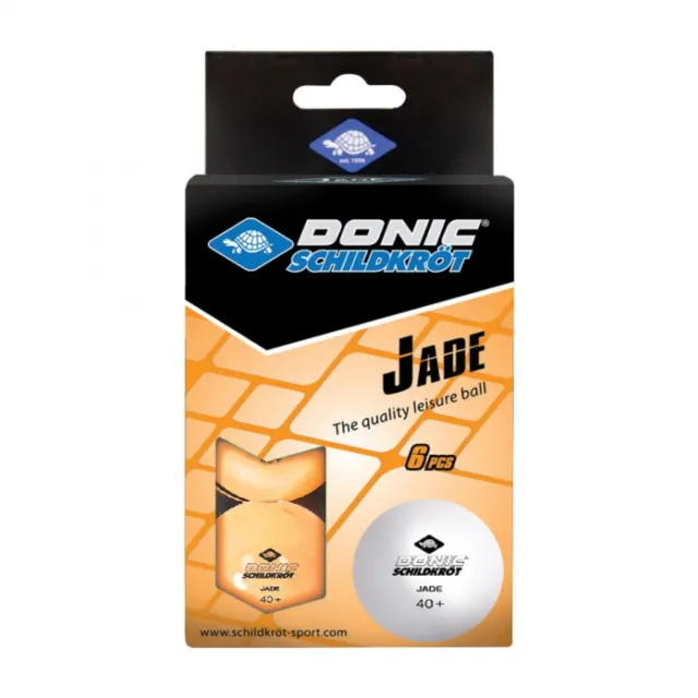 Мячики для настольного тенниса Donic JADE 40+, 6 шт, оранжевый 618378