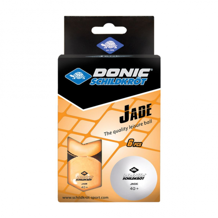 Мячики для настольного тенниса Donic JADE 40+, 6 шт, оранжевый 618378
