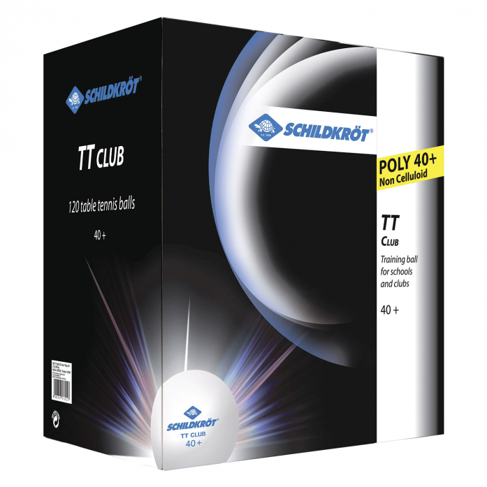 Мячики для настольного тенниса DONIC 2T-CLUB 120 шт белые 608532