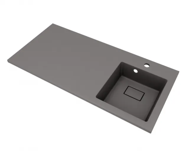 Раковина Florentina Аванти 1200R серый шелк 10.310.0R120.307