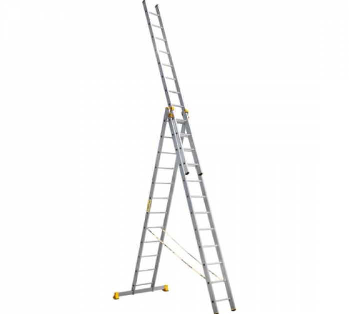 Лестница АЛЮМЕТ 3*12 алюминиевая профессиональная P3 9312