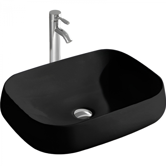 Раковина накладная AQUATEK AQ5526-MB матовый черный