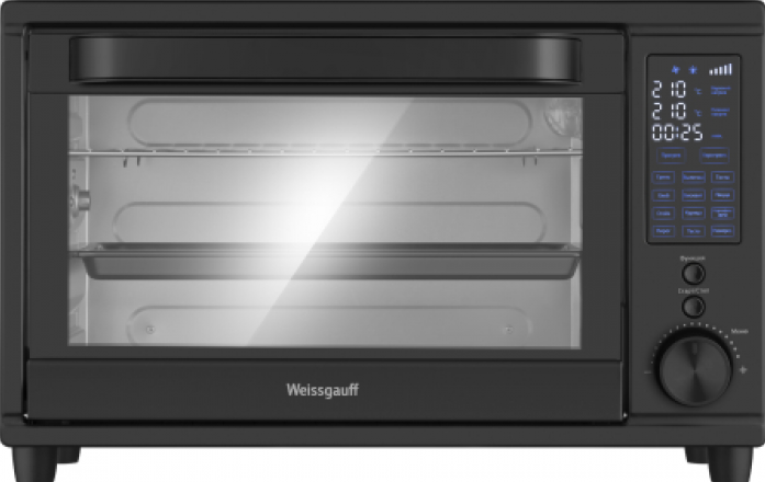 Мини-печь Weissgauff WMR 28 Air Fry Black 440588