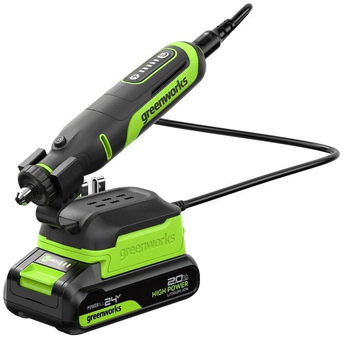 Гравер аккумуляторный GreenWorks G24RT 3200807CUA