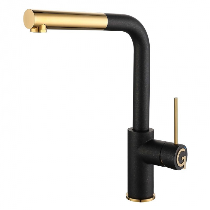 Смеситель Rivelato Albano 1573503 antracite oro