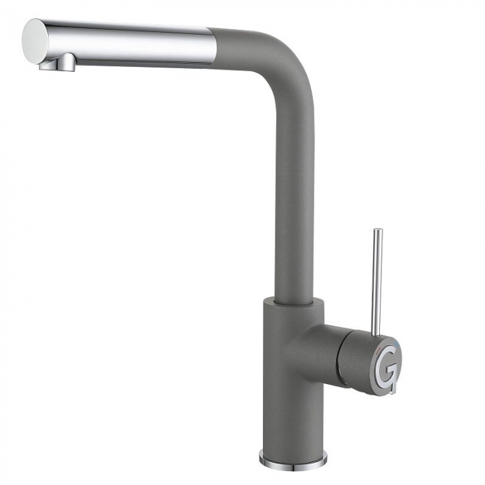Смеситель Rivelato Albano 1573503 grigio cromo