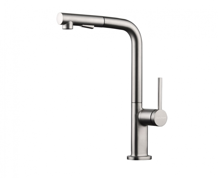 Смеситель для кухни Paulmark NEO, брашированная сталь, Ne214419-BS, -Starke