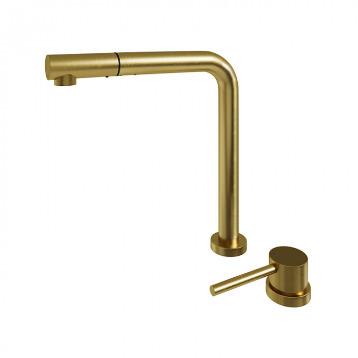 Кухонный смеситель Emar ЕС - 7027 PVD Golden