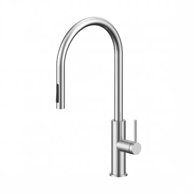 Смеситель для кухни Paulmark SENSO, брашированная сталь, Se215180-BS, -Starke