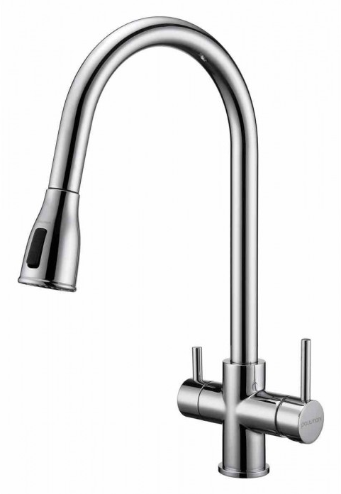 Смеситель для кухни Paulmark LANGE, хром, La214212-CR,