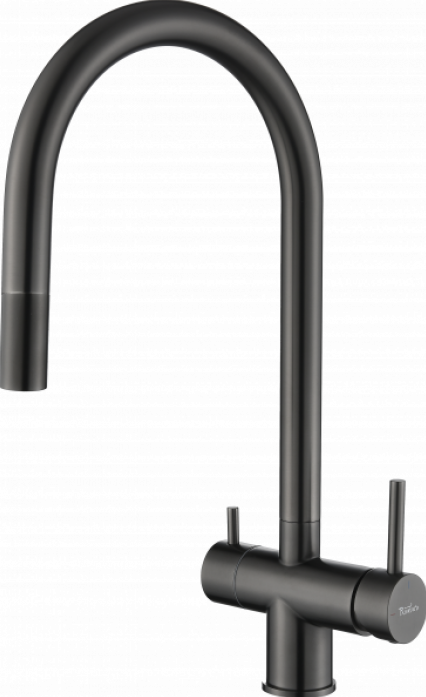 Смеситель для кухни Rivelato Trevi 2433505 PVD black