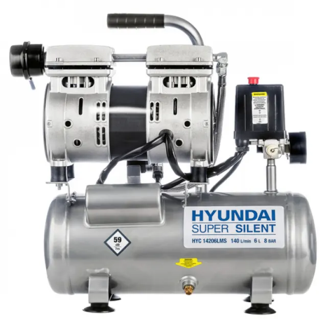 Компрессор безмасляный Hyundai HYC 14206LMS
