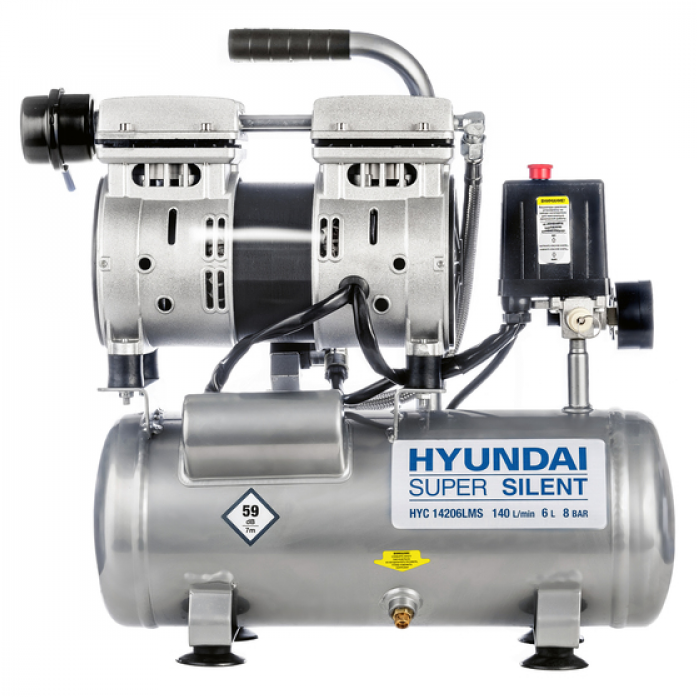 Компрессор безмасляный Hyundai HYC 14206LMS