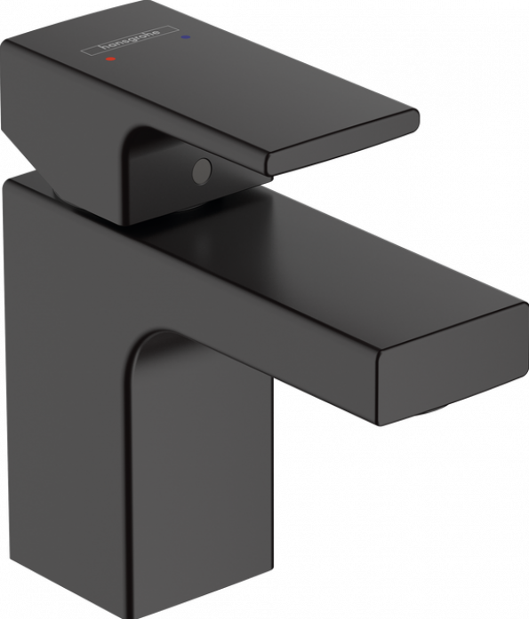 Смеситель для раковины Hansgrohe Vernis Shape 70 71567670 черный матовый