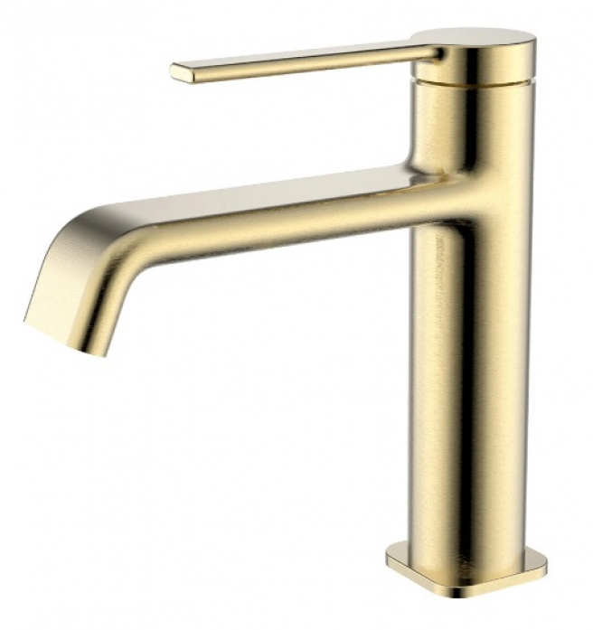 Смеситель для раковины AQUAME Asti AQM6410BG Brushed gold
