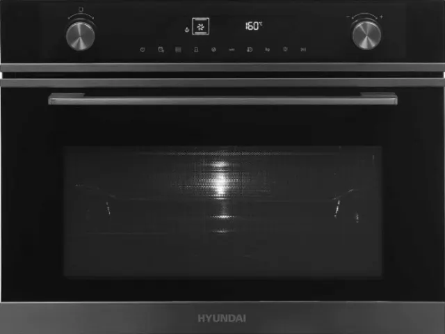 Электрический духовой шкаф Hyundai HMEO 6540 DX черный/графитовый