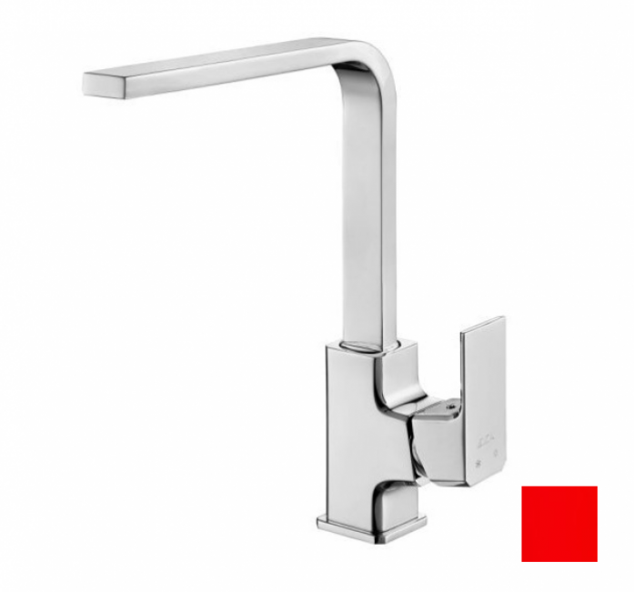 Смеситель для раковины E.C.A. Tiera 286 103318123EX красный хром
