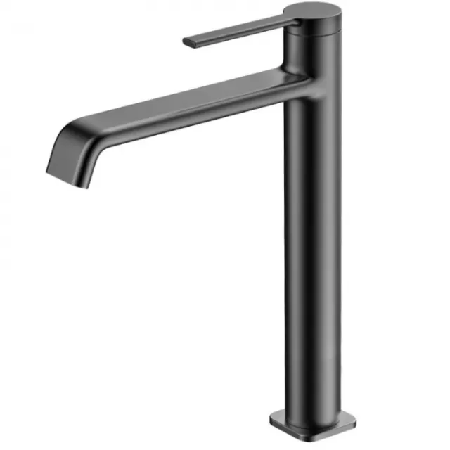 Смеситель для раковины AQUAME AQM6414GM темный металл