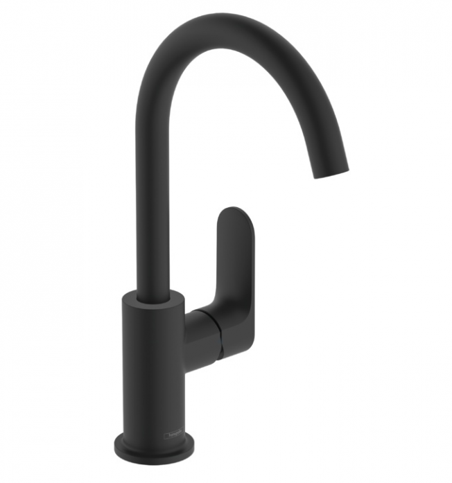 Смеситель для раковины Hansgrohe Rebris S 72536670 черный матовый