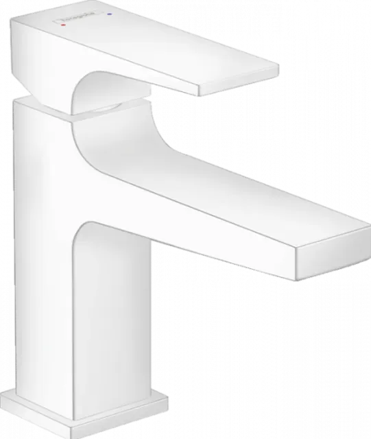 Смеситель для раковины Hansgrohe Metropol 32500700 матовый белый