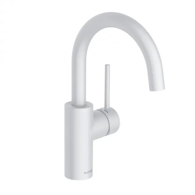 Смеситель для раковины Kludi Bozz 380285376 белый матовый