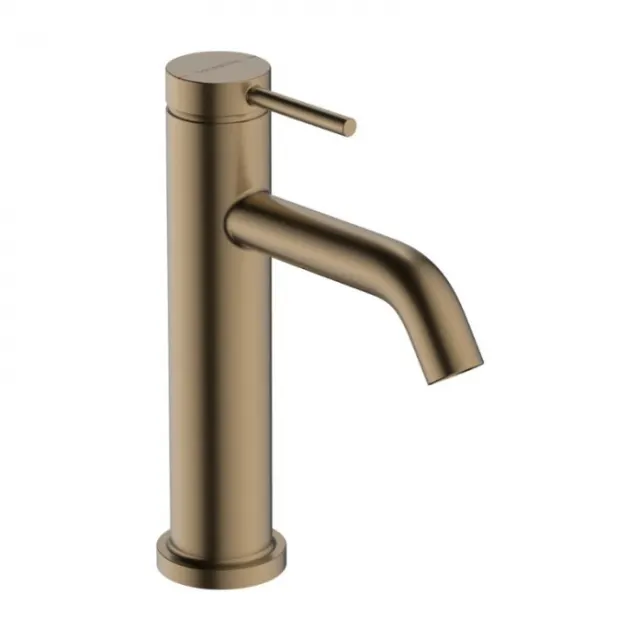 Смеситель для раковины Hansgrohe Tecturis S 73310140 шлифованная бронза