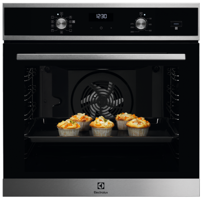 Электрический духовой шкаф Electrolux EOF5H40BX черный/нержавеющая сталь