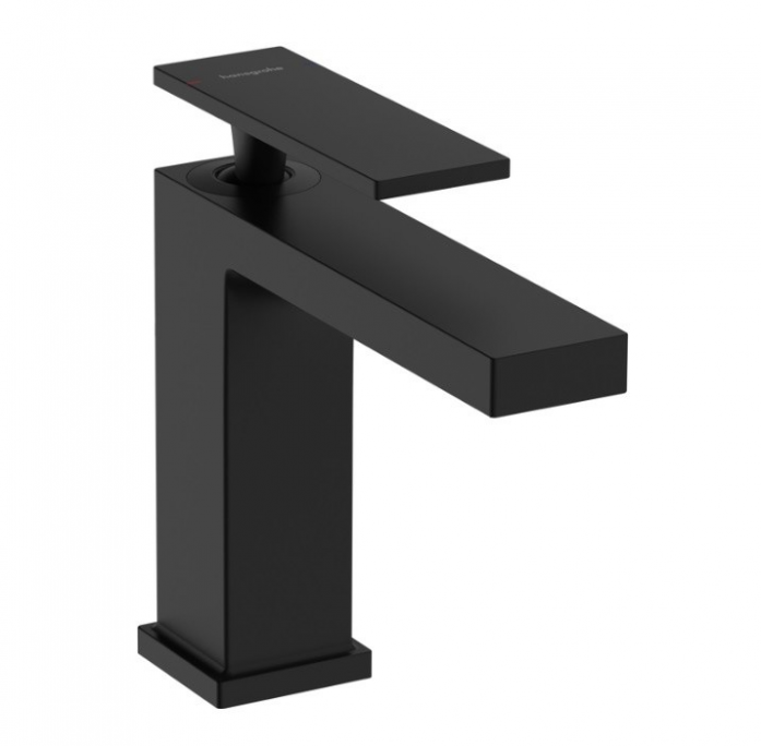 Смеситель для раковины Hansgrohe Tecturis E 73011670 чёрный матовый