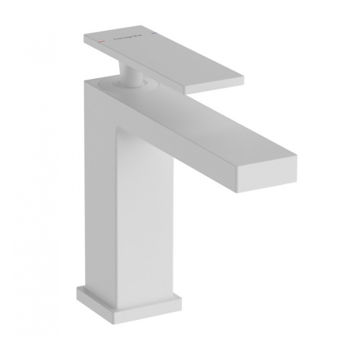 Смеситель для раковины Hansgrohe Tecturis E 73011700 белый матовый