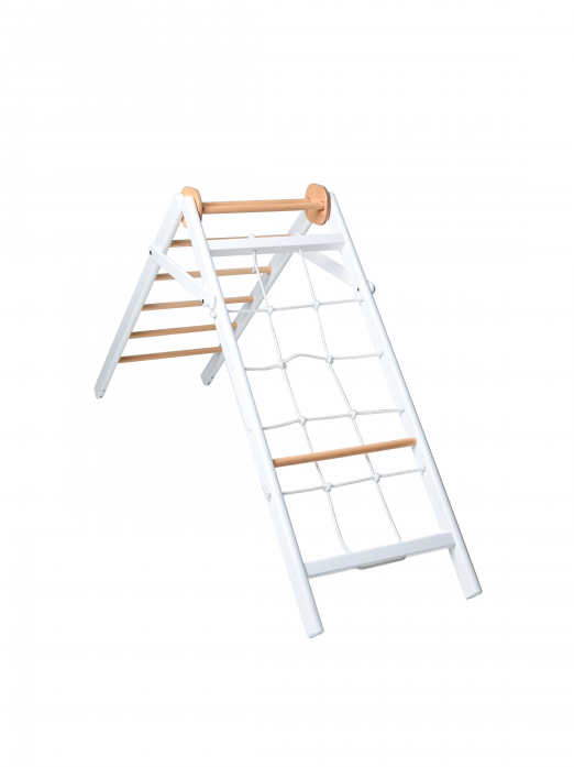 Спортивный комплекс Perfetto sport Piccolo angolo in legno bianco-naturale PS-109 Мини