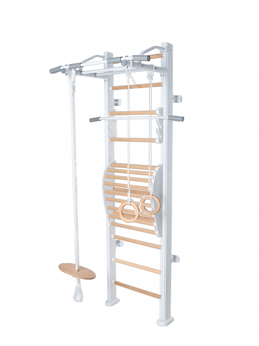 Спортивный комплекс Perfetto sport Scala in legno 1 bianco-naturale PS-115