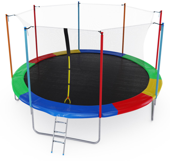 Батут c защитной сеткой DFC 14FT MutiColor 14FT-Mult