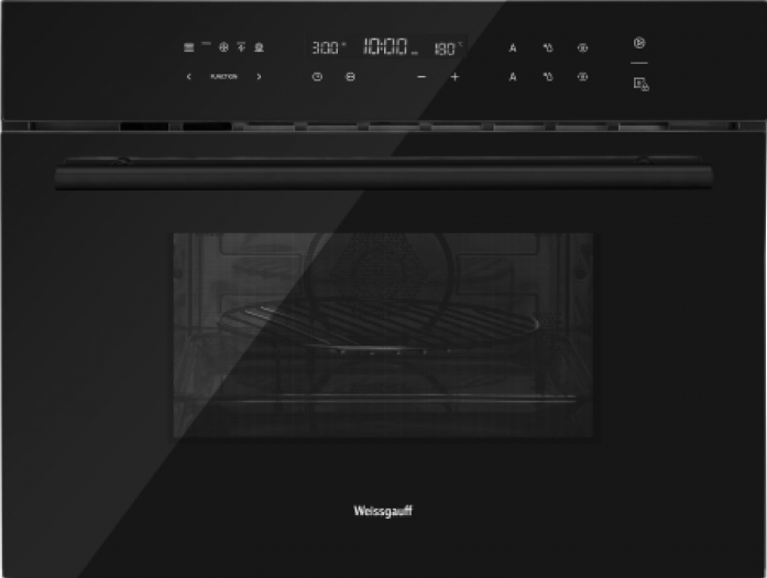 Духовой шкаф с СВЧ Weissgauff OE 446 Black Edition 431523