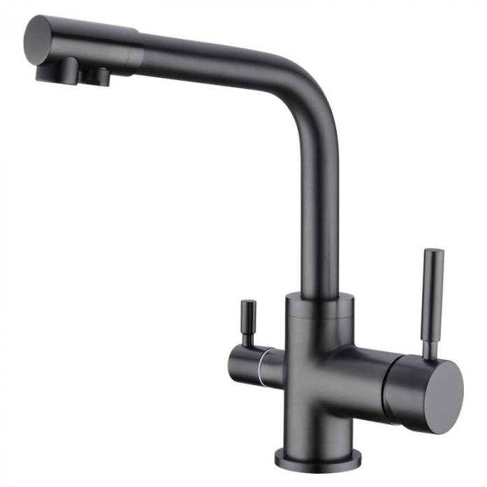 Смеситель для кухни Emar ЕСB - 3003N PVD dark