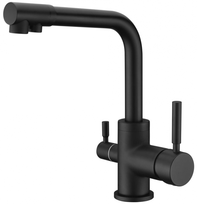 Смеситель для кухни Emar ЕС - 3003N black