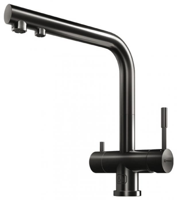 Смеситель для мойки Omoikiri Nagano-PVD-GM 35 вороненая сталь 4994179