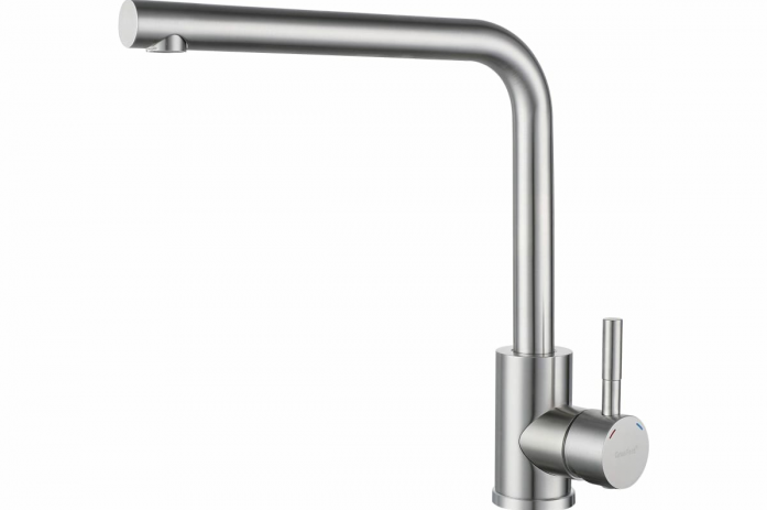 Смеситель для кухни GranFest Quarz GF-Z-5411 нержавеющая сталь