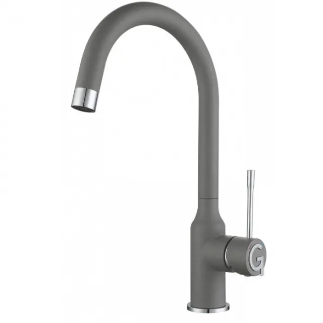 Смеситель Rivelato Garda 1923502 grigio cromo