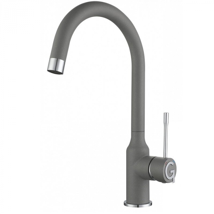 Смеситель Rivelato Garda 1923502 grigio cromo