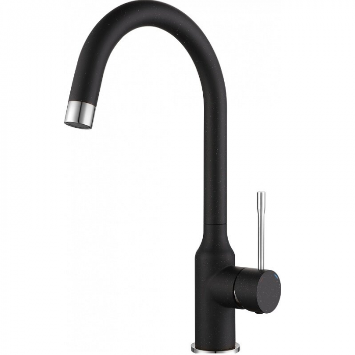 Смеситель Rivelato Garda 1923502 nero cromo