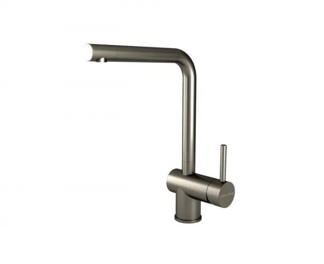Смеситель для кухни Paulmark SPRING, вороненая сталь, Sp212067-GM,