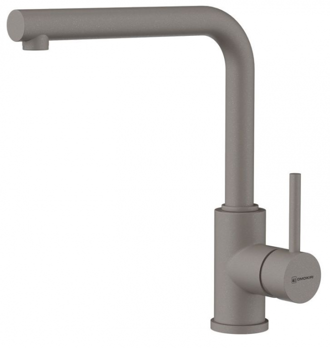 Смеситель Omoikiri Nakagawa-GR-P leningrad grey 4974318