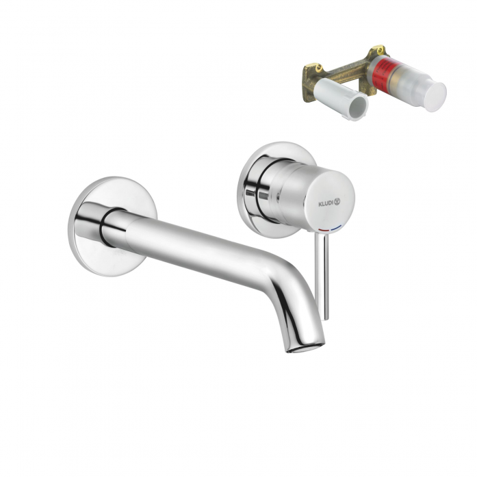 Смеситель для раковины Kludi Bozz SET 382450576S хром