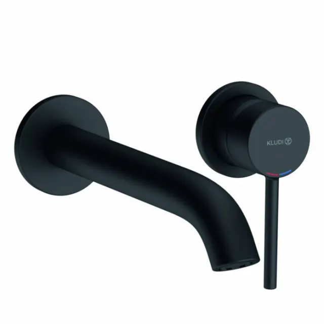 Смеситель для раковины Kludi Bozz 382453976 черный матовый