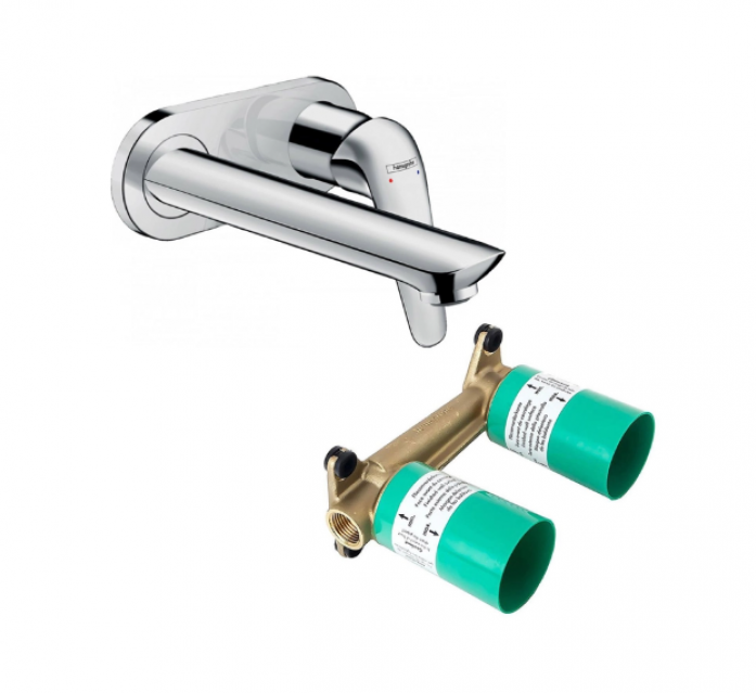 Смеситель для раковины Hansgrohe Novus 71127000S (71127000+13622180) хром