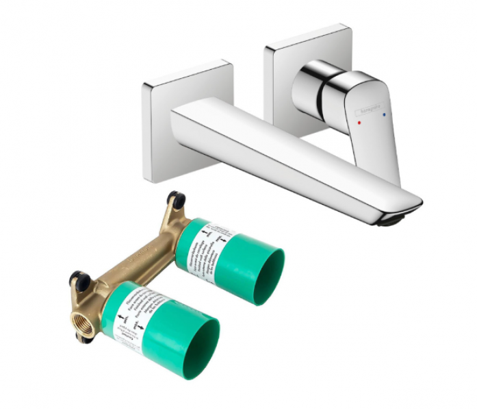 Смеситель для раковины Hansgrohe Logis Fine 71256000S (71256000+13622180) хром