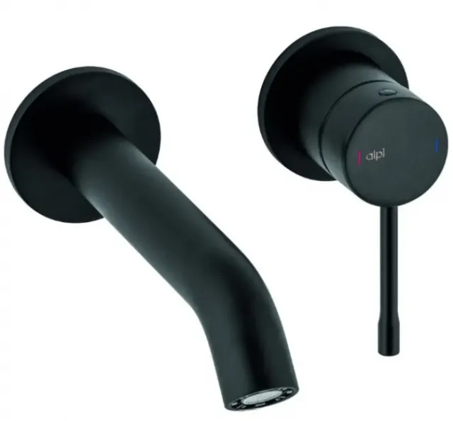 Смеситель для раковины ALPI Blue BU95876NE/17 черный матовый