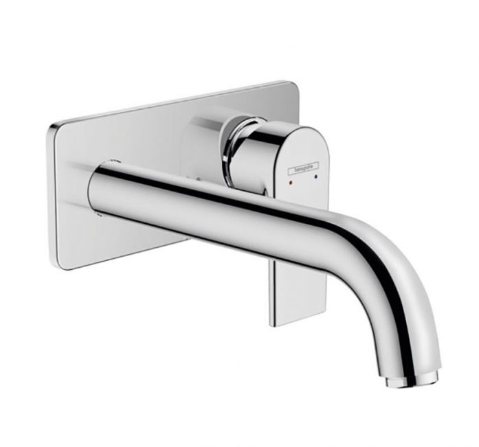 Смеситель для раковины Hansgrohe Vernis Shape 71578000S (71578000+13622180) хром