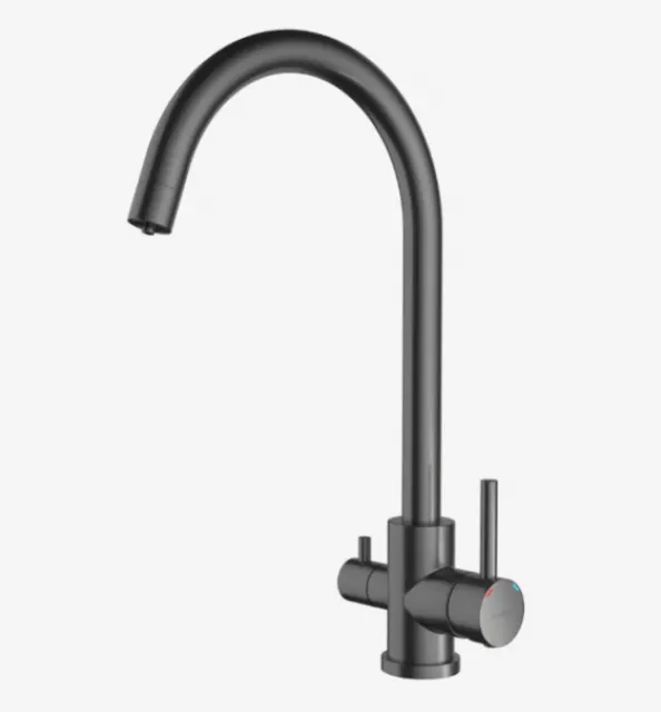Смеситель для кухни GranFest QUARZ Z-5420 PVD графит