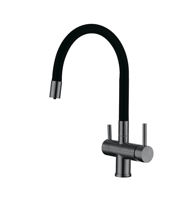 Смеситель для кухни Emar ЕС - 3015 PVD Dark